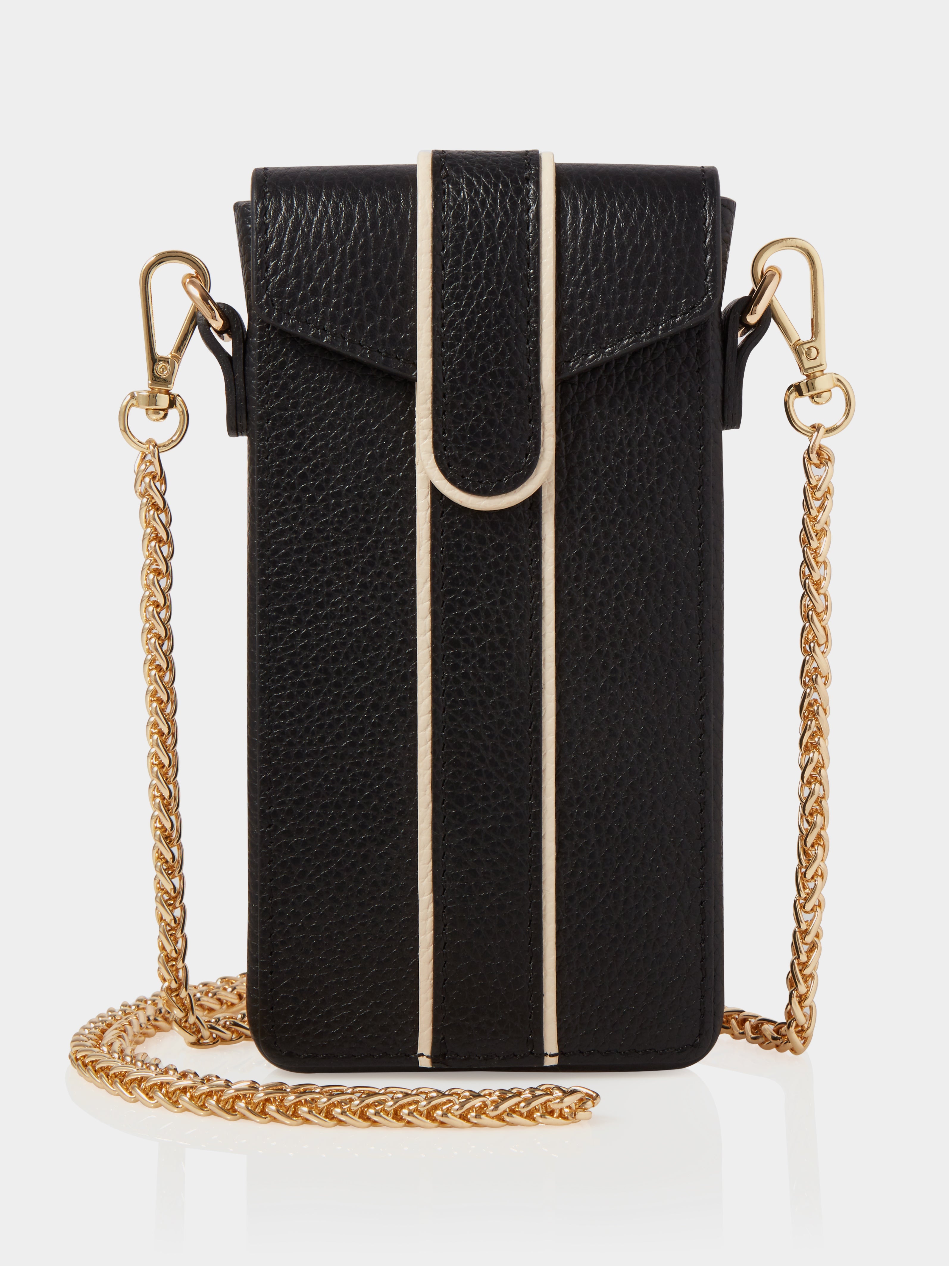 The Phone Pouch Black Bone