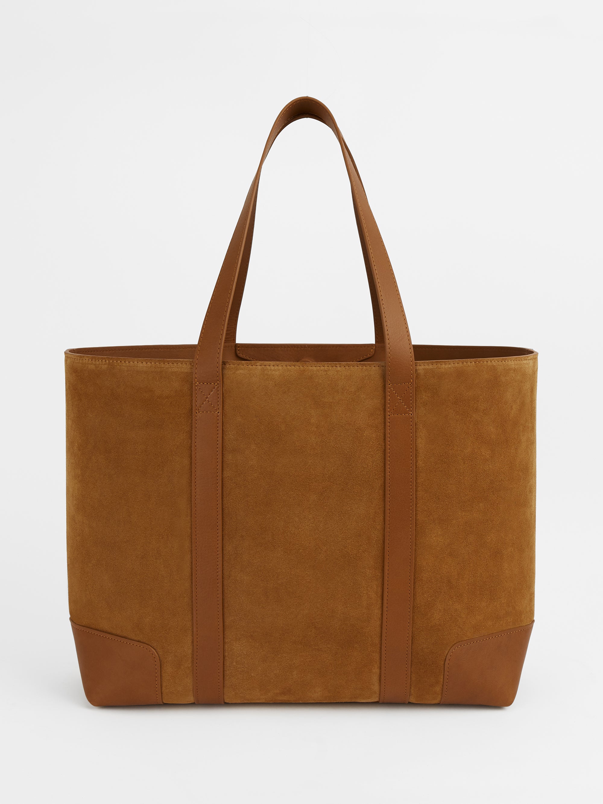 Suede leather sale bag