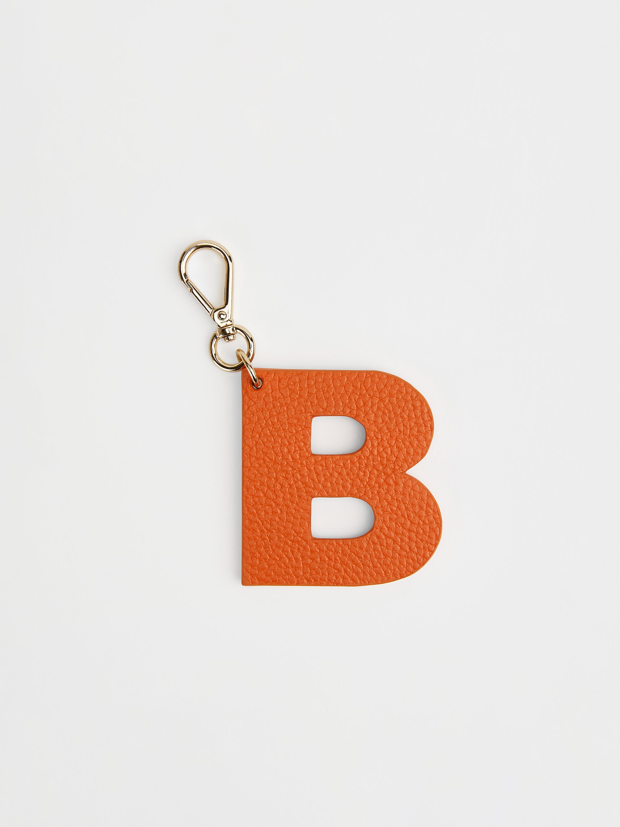 The Letter Charm, Orange & Baby Blue