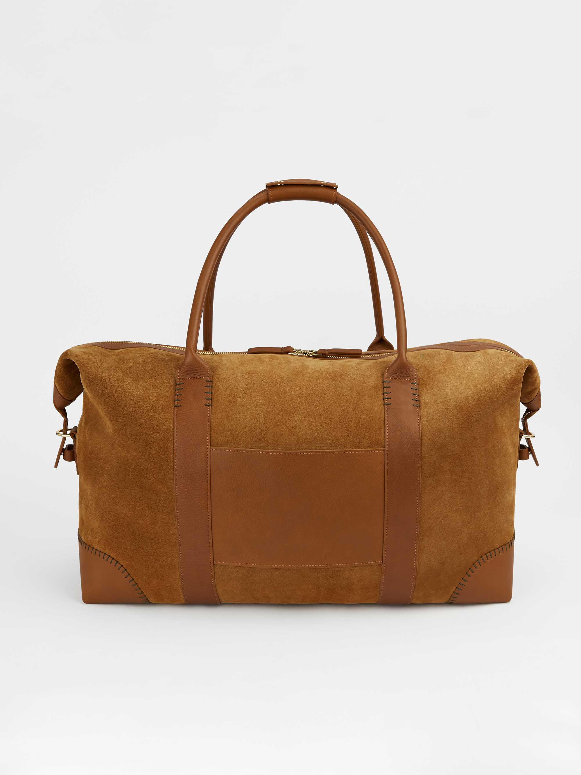 The Suede Weekend Bag Tan